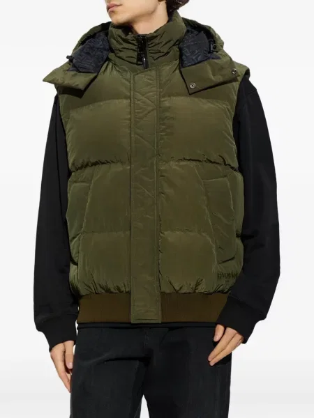 Vestă Balmain cu glugă verde