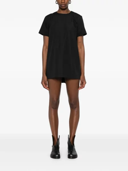 Rochie mini Sacai plisată de costum negru