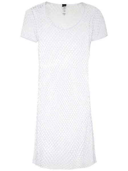 Rochie mini Amir Slama scurtă de costum alb