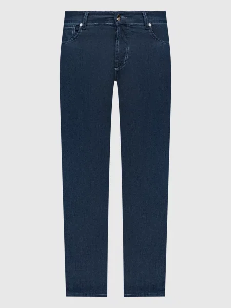 Джинси з патчем логотипа Enrico Mandelli сині