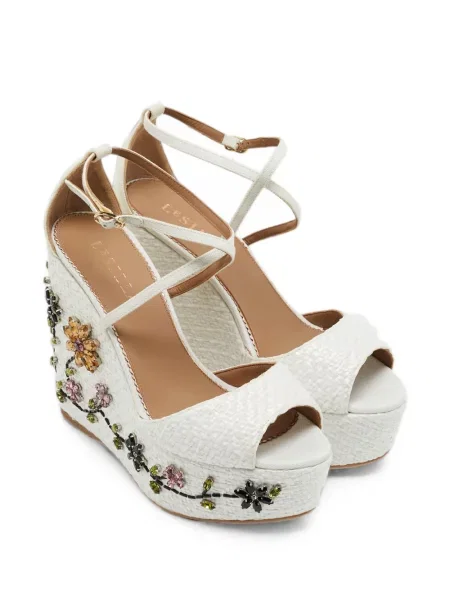 Sandale Le Silla cu pană alb