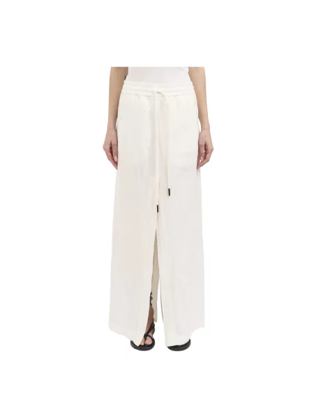 Lniane spodnie lniane Andrea Ya'aqov białe