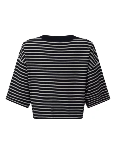 Tricou Weekend Max Mara cu dungi albastru