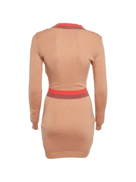 Rochie mini Elisabetta Franchi tricotate maro
