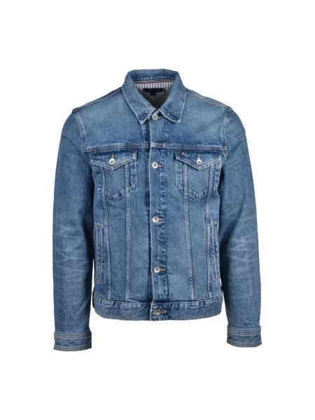 Kurtka jeansowa Tommy Hilfiger niebieska