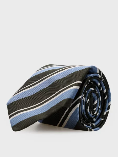 Шелковый галстук Boss в полоску