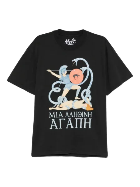 Tricou Melt cu imagine negru