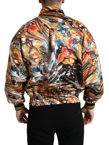 Ușor geacă Dolce & Gabbana cu imagine galben