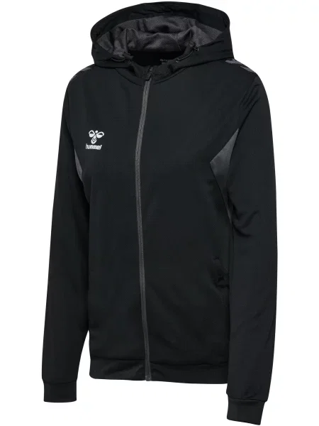 Bluza dresowa z kapturem zapinana na Hummel Authentic czarna