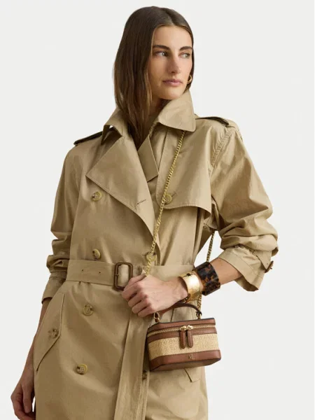 Lauren Ralph Lauren crossbody torba za žene bež