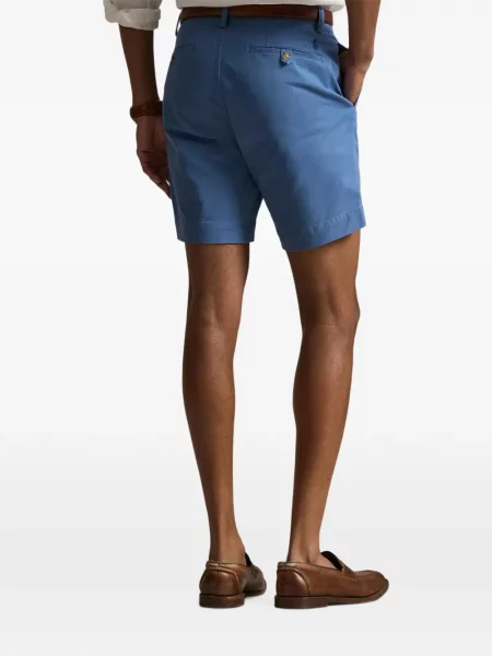 Λινό ριγέ polo Polo Ralph Lauren με κέντημα πράσινο