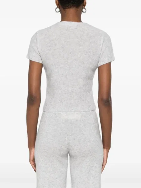 Tricou Aya Muse tricotate gri