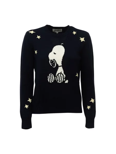 Sweter Mc2 Saint Barth z kaszmiru niebieski