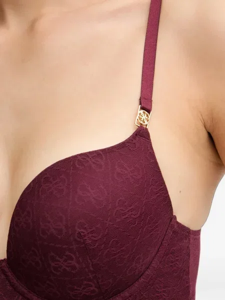 Body Guess din dantelă roșu