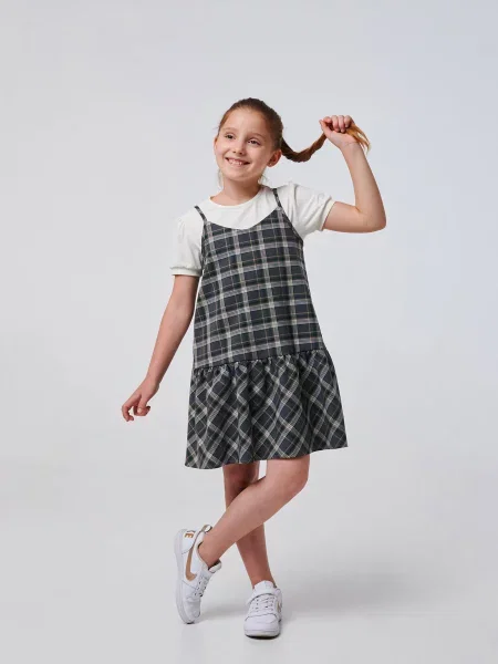 Дитячий Сарафан SMIL зелений