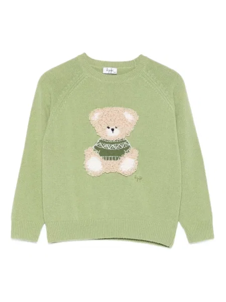 Sweter dziecięcy Il Gufo zielony