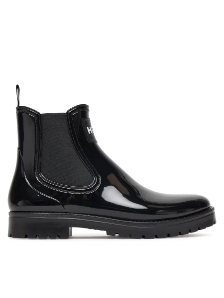 HUGO Gumene čizme Tabita Rain Bootie crna