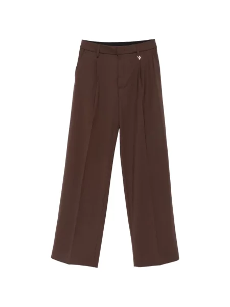 Pantaloni palazzo Dondup maro