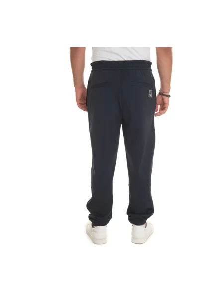 Joggery Emporio Armani ze stretchu niebieskie