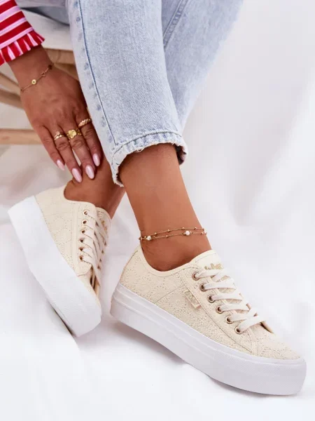 Tenisky Lee Cooper béžové