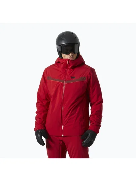 Geacă de schi pentru bărbați Helly Hansen Panorama Insulated red roșu