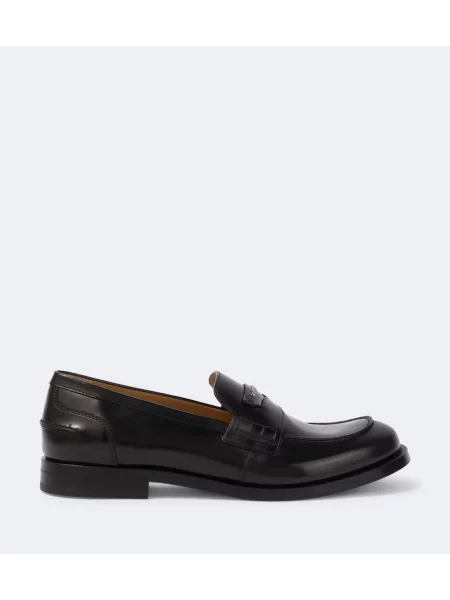 Pantofi loafer Fendi din piele negru