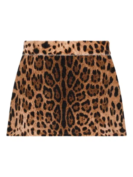 Spódnica dziecięca Dolce And Gabbana brązowa