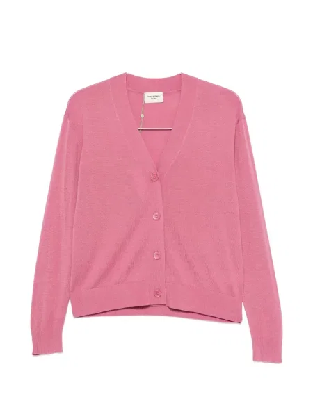 Cardigan Weekend Max Mara cu decolteu în V roz
