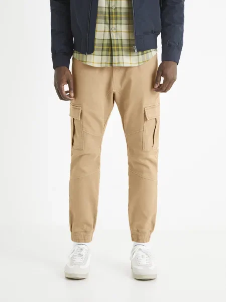 Pantaloni cargo Celio casual bej