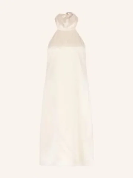 Mrs & Hugs Sukienka Koktajlowa Z Jedwabiu weiss