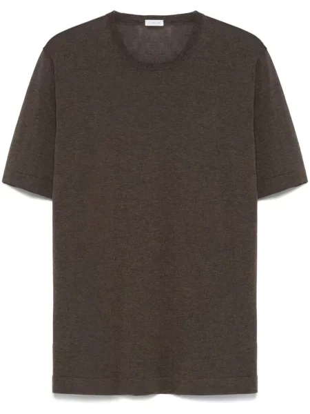 Tricou Caruso scurt maro