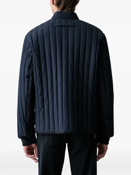 Matlasat geacă Armani Exchange cu imagine albastru