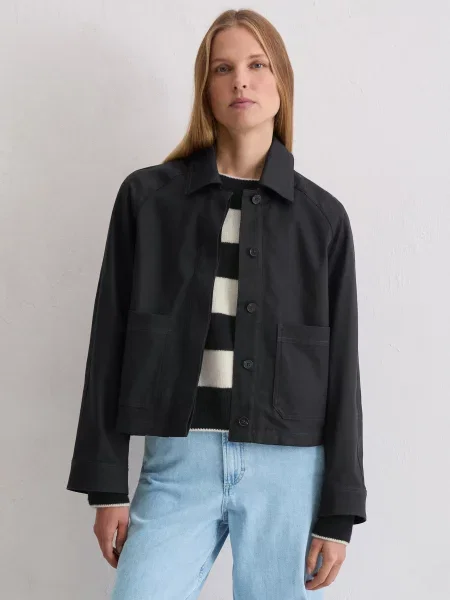 Демісезонна куртка Marc O’Polo темно-синій бавовна/ліоцел синя