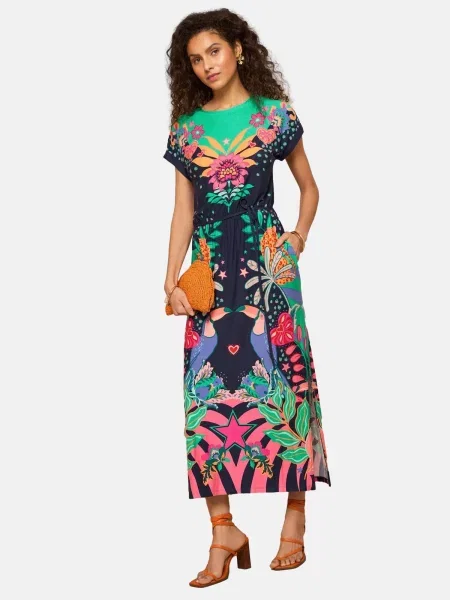 Suknele Love & Roses mėlyna