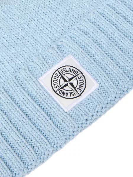 Czapka dziecięca Stone Island niebieska