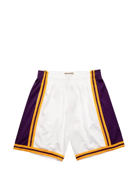 Pantaloni scurți Mitchell & Ness cu dungi alb