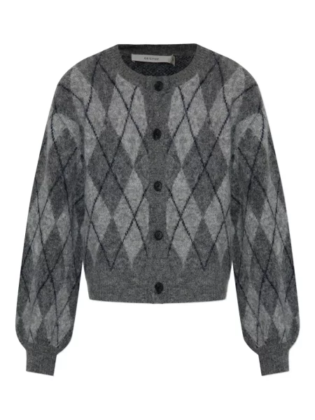 Kardigan Gestuz w kratkę szary