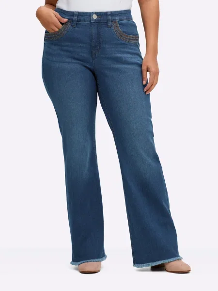 SHEEGO Jeans albastru