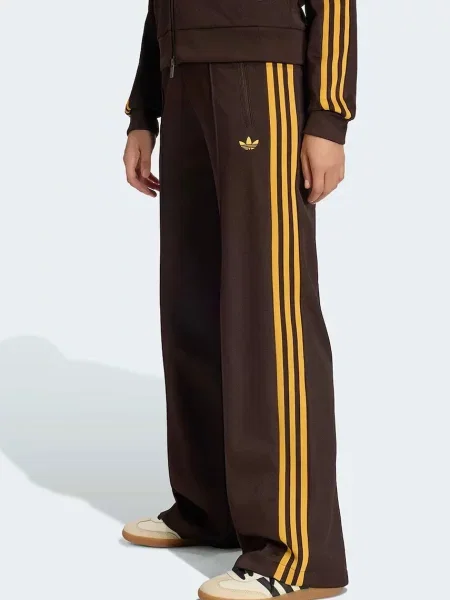 Adidas Originals pantaloni de trening pentru femei cu Beckenbauer galben
