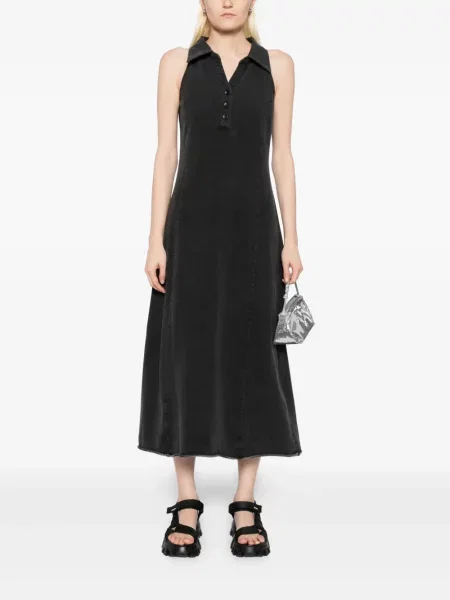 Rochie midi B+ab fără mâneci până la genunchi de costum gri
