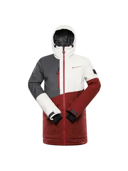 Membrana smučarska jakna Alpine Pro bela