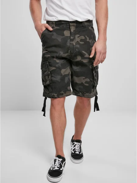 Pantaloni scurți Brandit cu model camuflaj negru