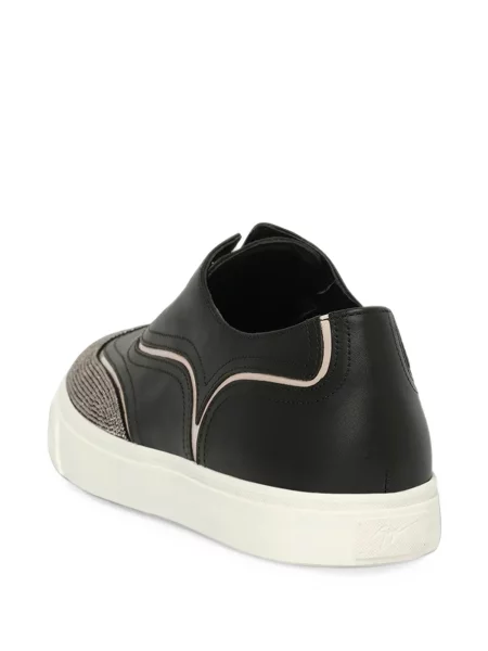 Sneakerși Giuseppe Zanotti din piele negru