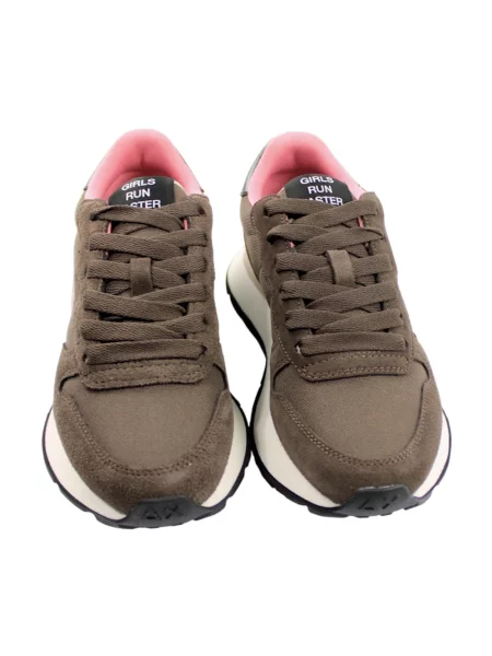 Sneakersy Sun68 brązowe