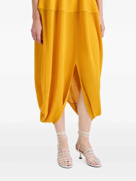 Rochie Proenza Schouler drapată galben