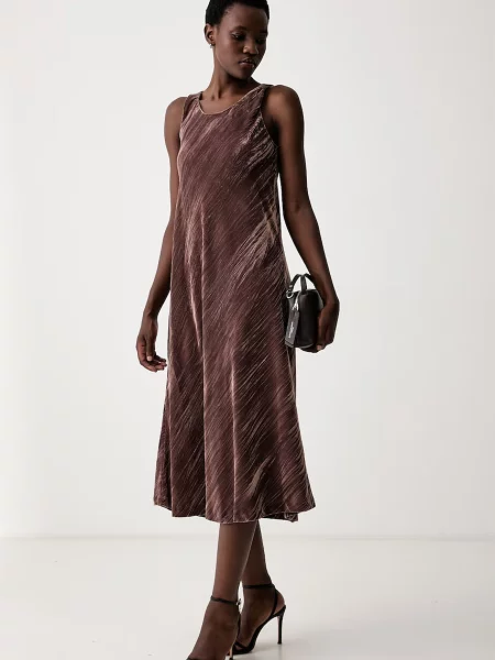 Marella rochie din velur Emme by Marella maro