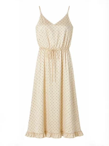 Coster Copenhagen Rochie Dot bej