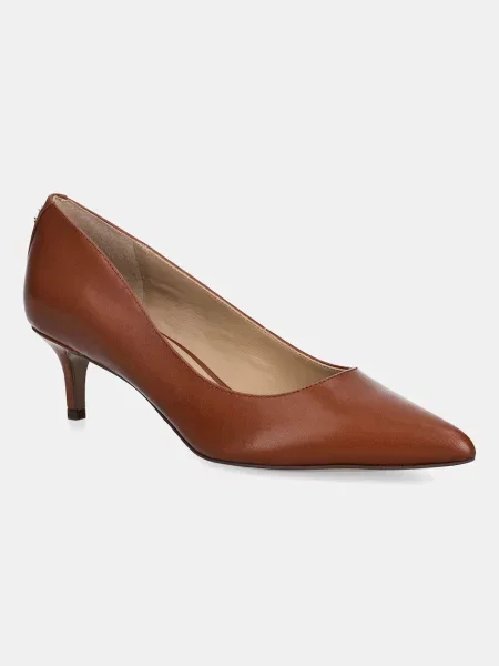 Pantofi Lauren Ralph Lauren din piele maro