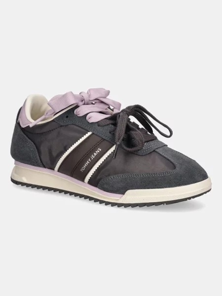 Sneakers Tommy Jeans Tjw Low Profile Runner negru