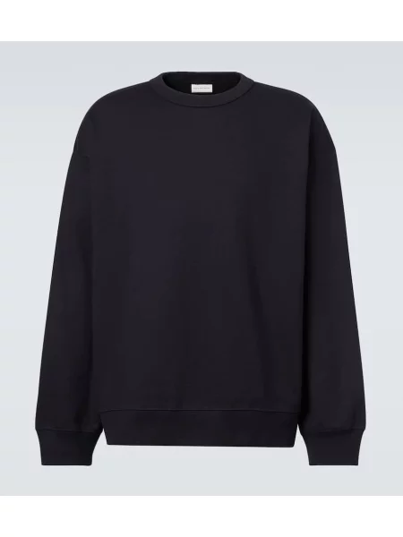 Hanorac Dries Van Noten din jerseu albastru